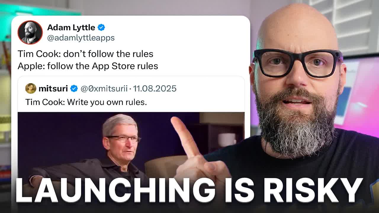 4 Survival Strategies for the Next 6 Months from a Million-Dollar App Store Developer - Adam Lyttle thumbnail