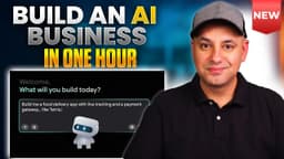 The Complete Process of Building an AI Business App in 60 Minutes with Zero Lines of Code (Auth, Payments, Deploy)