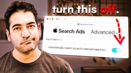 How to Set Up Apple Search Ads Without Wasting Money — Why You Should Turn Off Apple's Automation and Start Narrow
