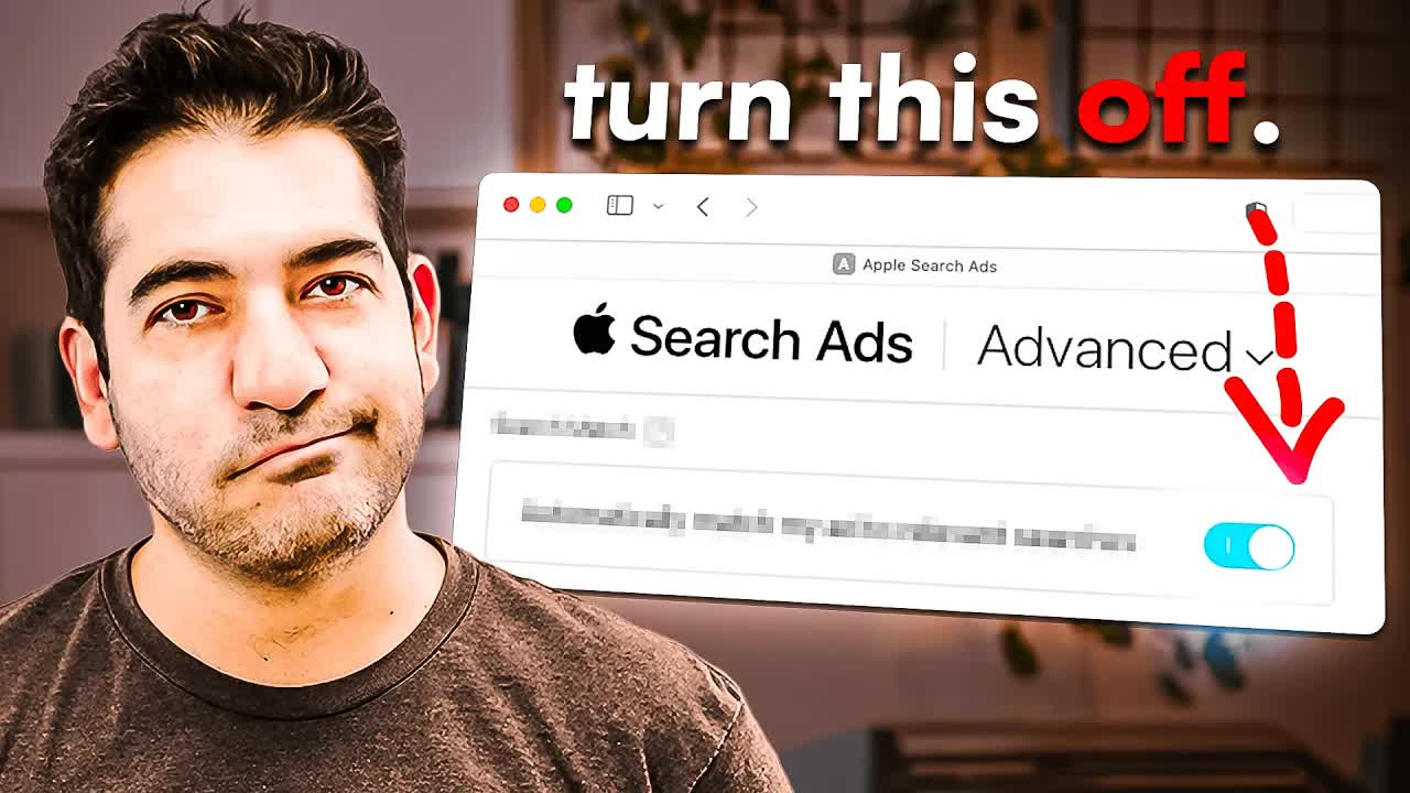 How to Set Up Apple Search Ads Without Wasting Money — Why You Should Turn Off Apple's Automation and Start Narrow - Ariel from Appfigures thumbnail