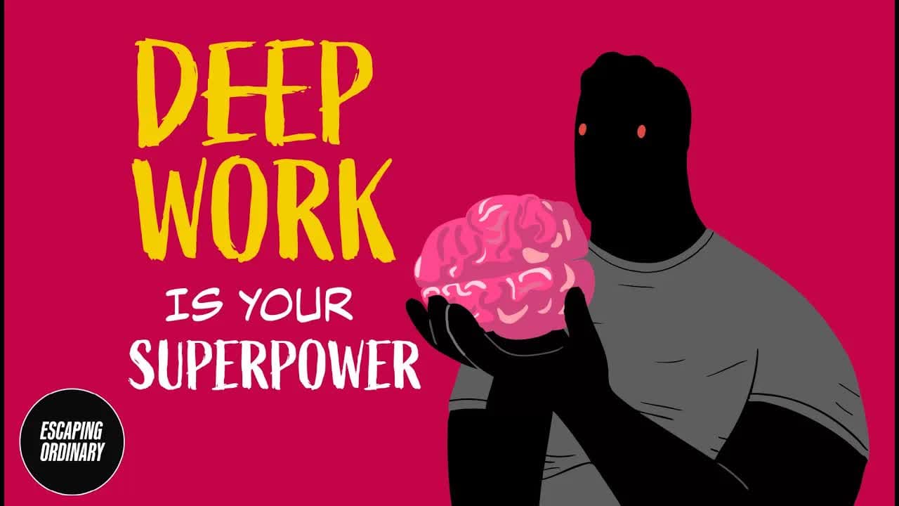 딥 워크: 15분 만에 마스터하는 초집중력의 비밀 (Cal Newport 핵심 정리)